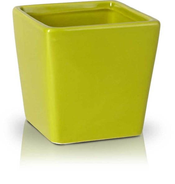 Κεραμικό βάζο τετραγωνό κώνος 9x10